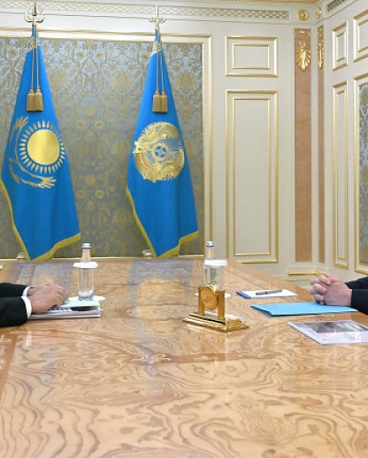 Мемлекет басшысы «Бәйтерек» ұлттық инвестициялық холдингінің басқарма төрағасы Рустам Қарағойшинді қабылдады