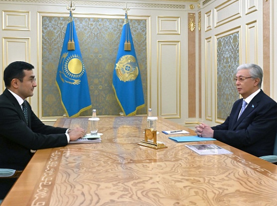 Мемлекет басшысы «Бәйтерек» ұлттық инвестициялық холдингінің басқарма төрағасы Рустам Қарағойшинді қабылдады